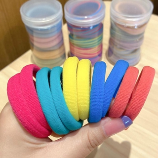 Set 10 Dây Cột Tóc Co Dãn Kiểu Hàn Quốc Cho Nữ
