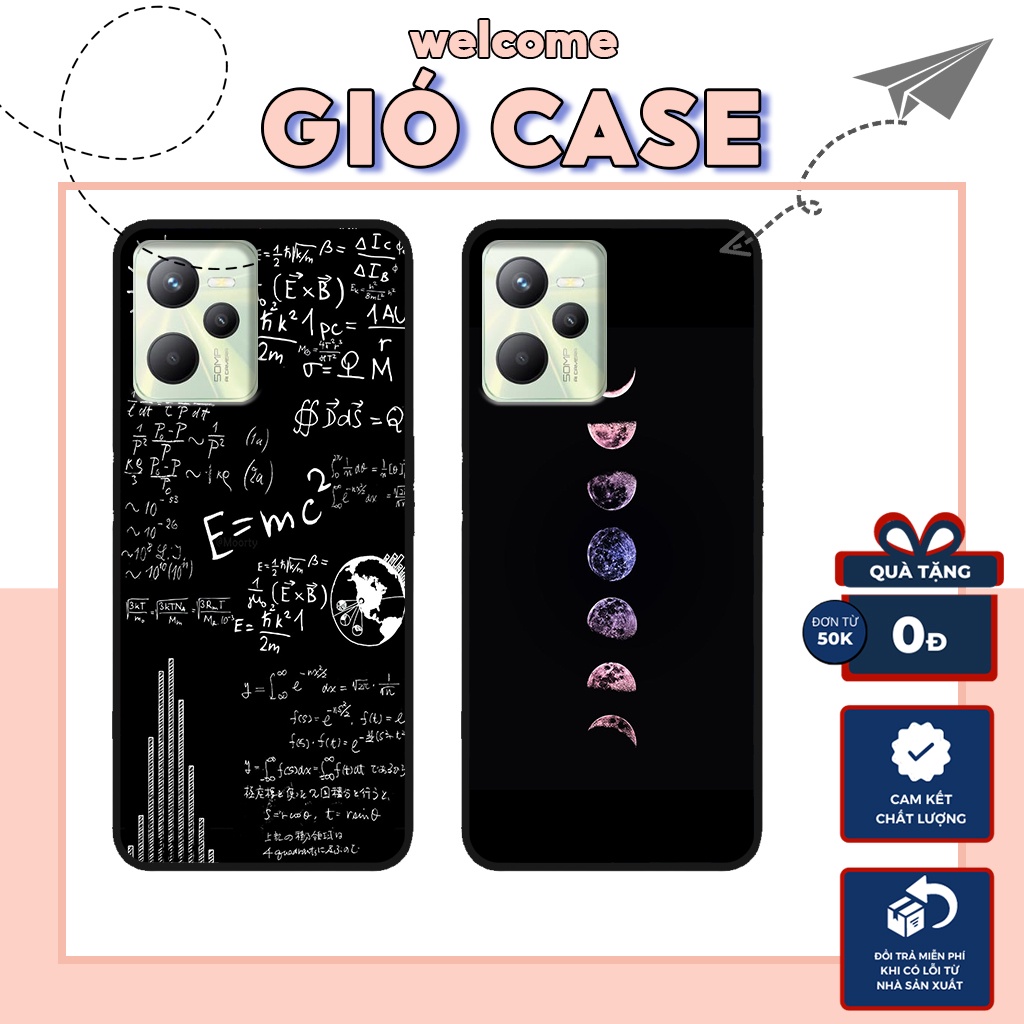 Ốp lưng REALME C35, ốp điện thoại nhựa dẻo hình họa tiết vũ trụ,công thức toán học,bền,đẹp