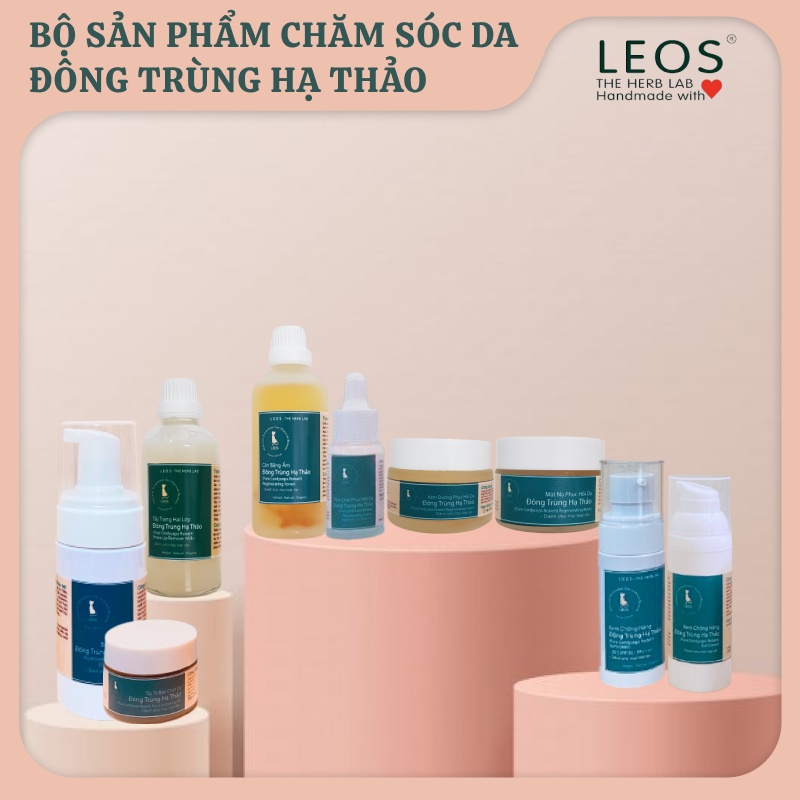 Chống Nắng Phục Hồi Da Đông Trùng Hạ Thảo chống nắng sinh học, dưỡng ẩm da - HANDMADE by LEOS - The Herb Lab | BigBuy360 - bigbuy360.vn