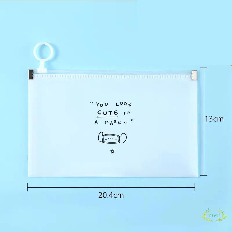 Túi Đựng Mặt Nạ Chống Thấm Nước Họa Tiết Hoạt Hình Tiện Dụng Khi Đi Du Lịch