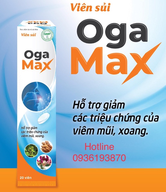 [Mã 66FMCGSALE hoàn 8% xu đơn 500K] VIÊN SỦI OGA MAX | BigBuy360 - bigbuy360.vn