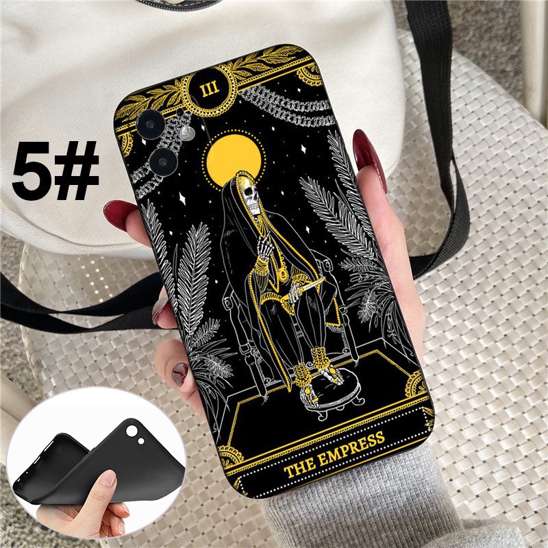 iPhone XR X Xs Max 7 8 6s 6 Plus 7+ 8+ 5 5s SE 2020 Soft Silicone Cover Phone Case Casing 146LQ Tarot Divination Brand