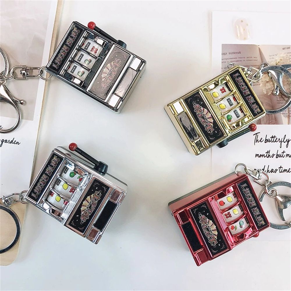 Móc khóa nhựa mini hình trái cây vui nhộn giảm căng thẳng