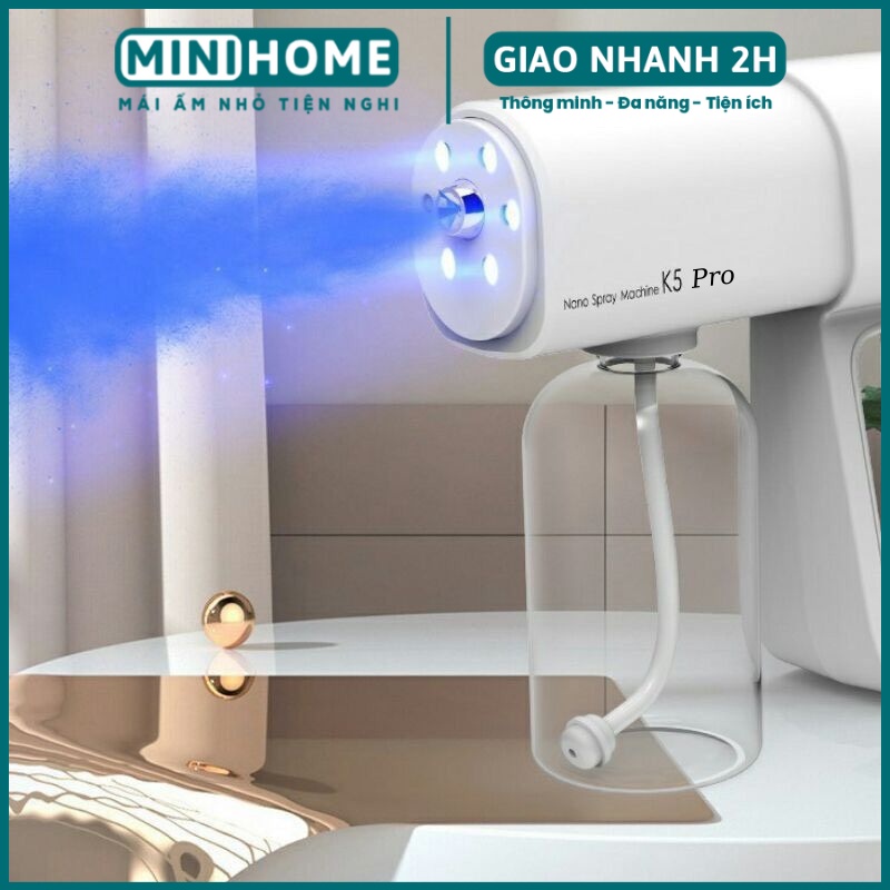 Máy Xịt Khử Khuẩn Cầm Tay, Súng Phun Khử Khuẩn K5 PRO Cao Cấp