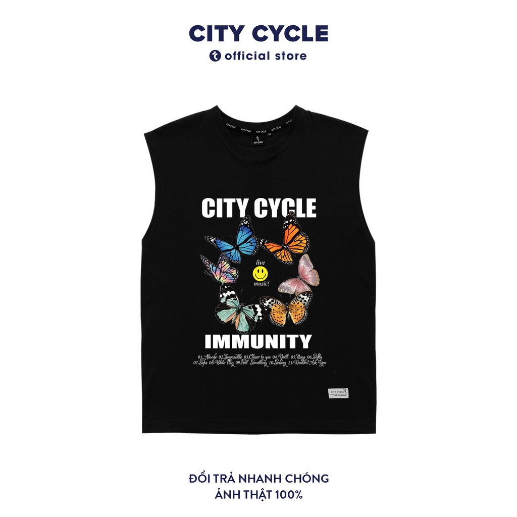 Áo tanktop nam nữ Immunity City Cycle - áo sát nách ba lỗ form rộng unisex cotton City Cycle