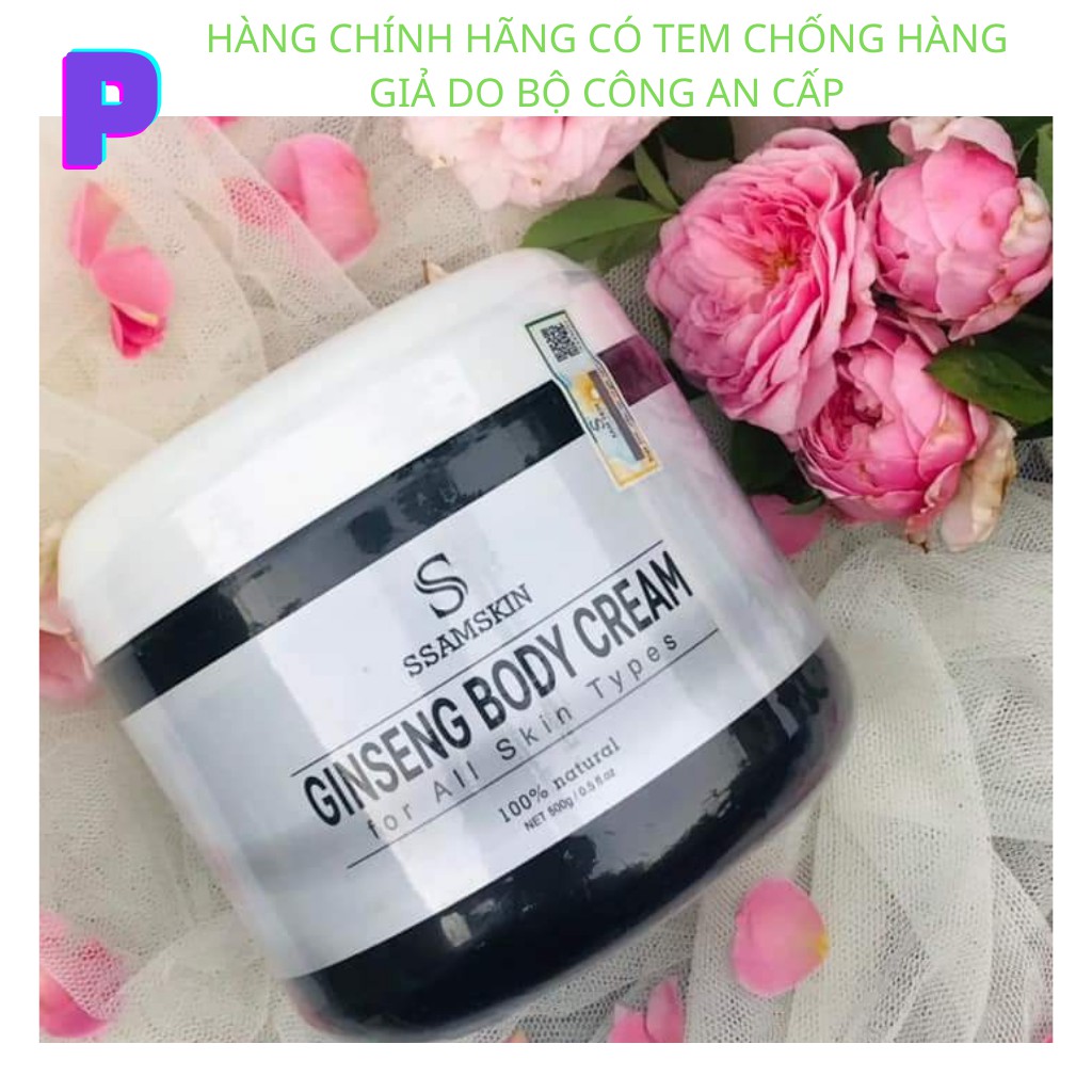 Kem Body Dưỡng Da Toàn Thân Cao Cấp - Siêu Kích Trắng Hiệu Quả - Không Bết Rít - Không Lộ Vân Kem - Chính Hãng SSAMSKIN