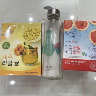 Combo 1 Trà Tắc + 1 Ép Bưởi [ Tặng Bình Pha ]