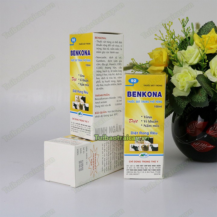 Thuốc sát trùng phổ rộng Benkona 100ml - T149