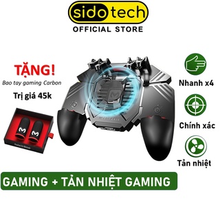 Mua Tay cầm chơi game điện thoại SIDOTECH AK77 có quạt tản nhiệt bắn PUBG / FREE FIRE / ROS 3 phiên bản USB/1200mAh