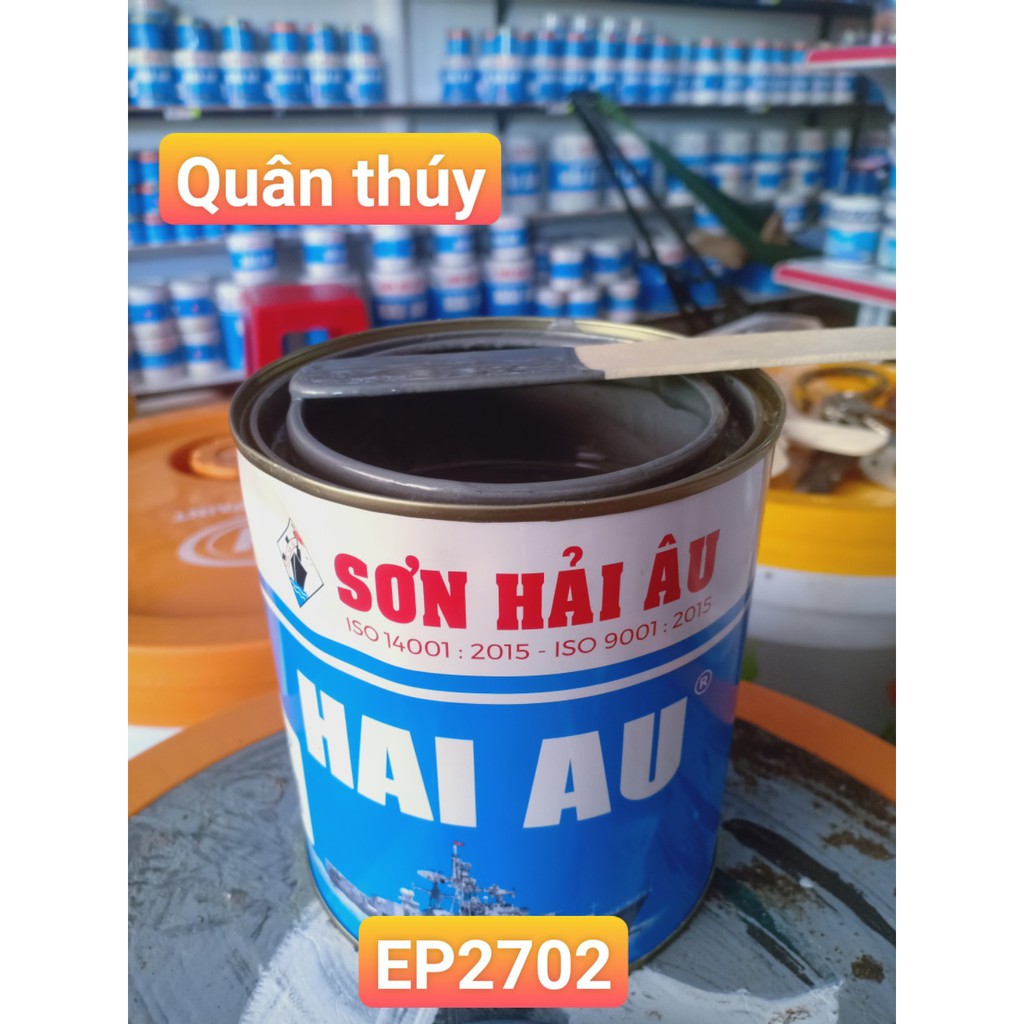 [Giá hủy diệt] Sơn kẽm Hải Âu Epoxy Chống rỉ xám EP2702 (1L) sơn mạ kẽm 2 thành phần