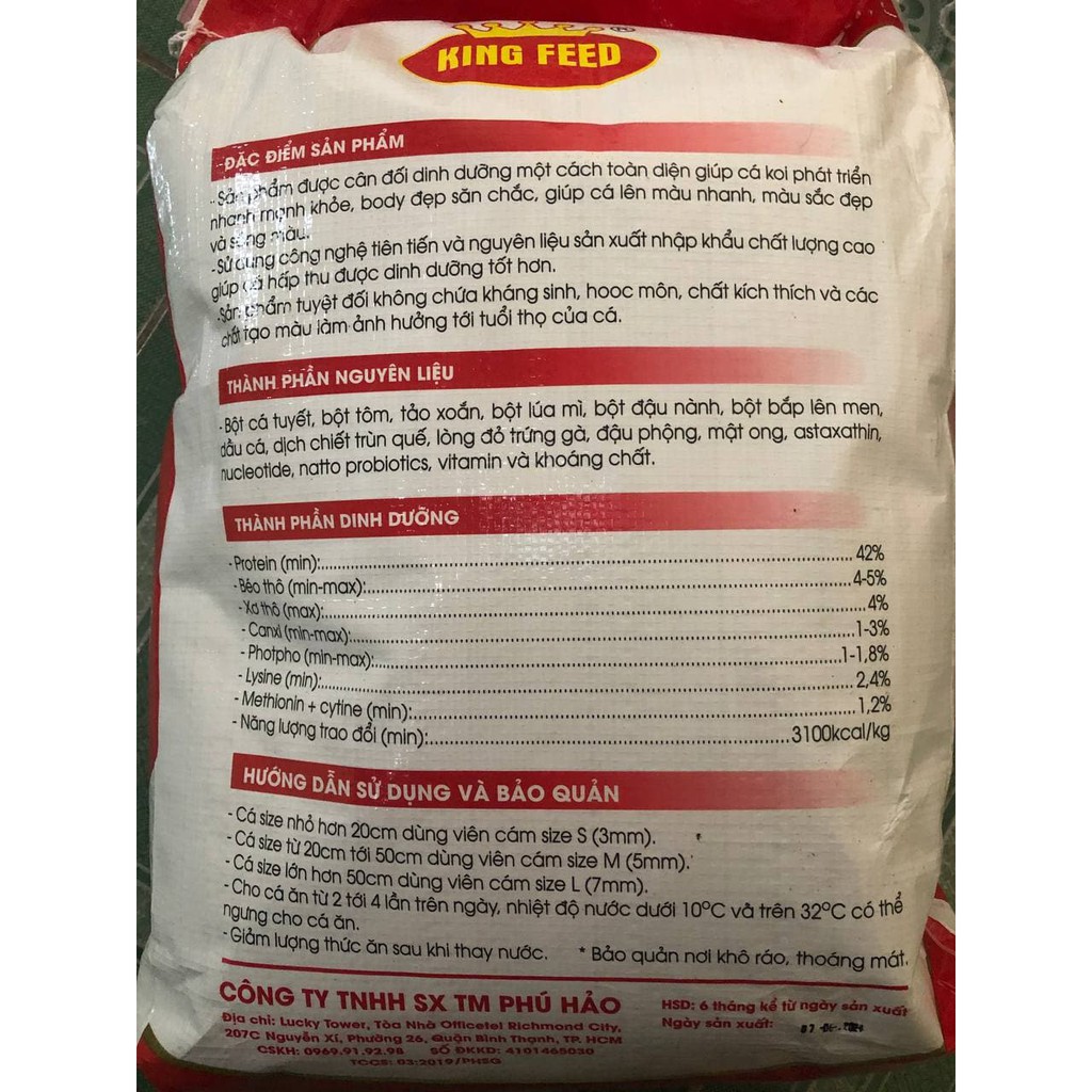 Cám cá Koi King Feed