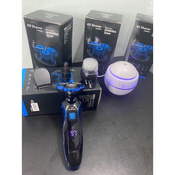 Máy cạo râu đa năng SHAVER 4D mẫu mới 2022 -máy cạo râu nam cao cấp 4 tính năng: cắt lông mũi, rửa mặt, cạo tóc mai