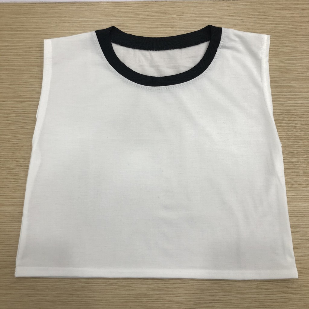 Áo croptop 3 lỗ  𝑭𝑹𝑬𝑬𝑺𝑯𝑰𝑷  Áo croptop ba lỗ cổ phối basic
