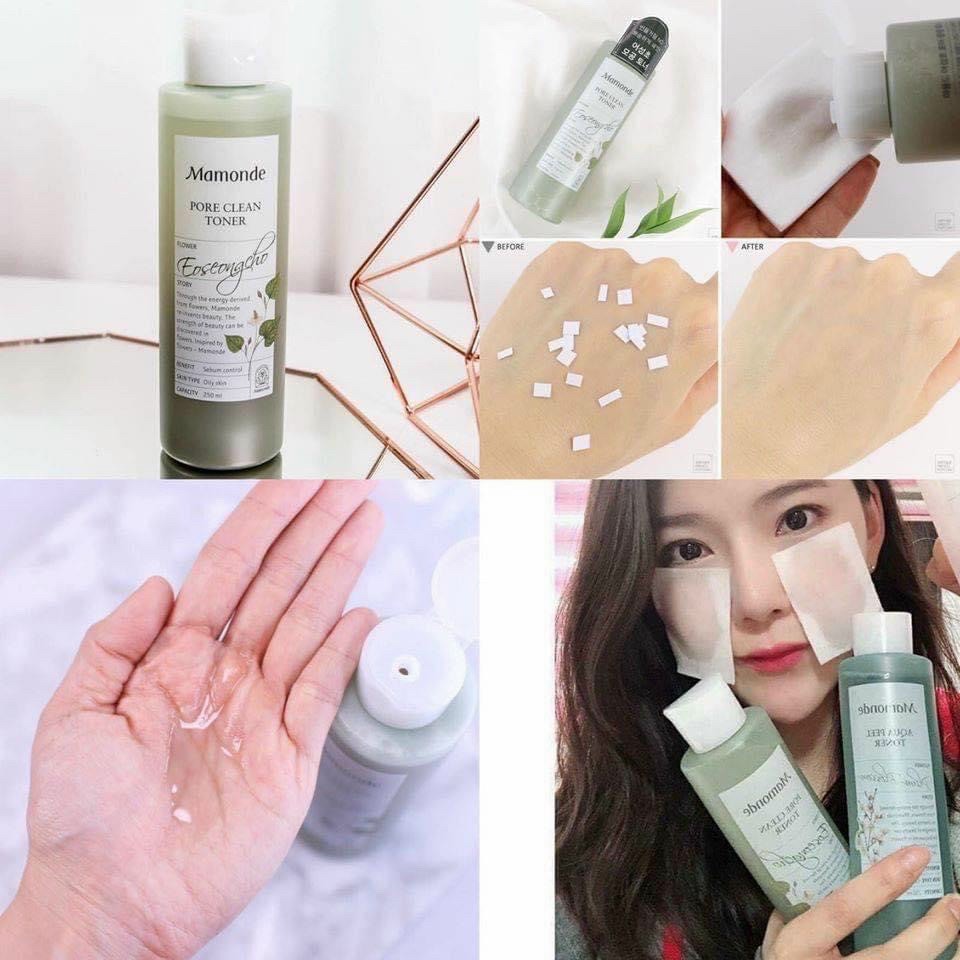 Nước cân bằng làm sạch và cung cấp độ âm Mamonde Toner 250ml