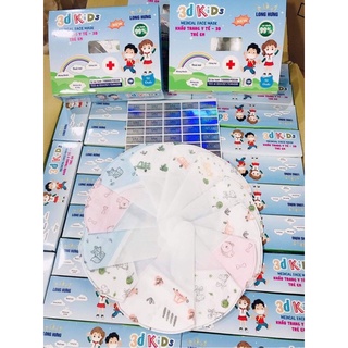 Khẩu trang 3D mask em bé ( hộp 50c )