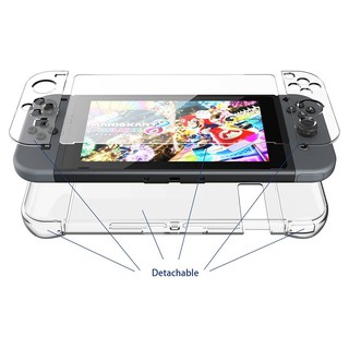 Clear Hard Case Cover Anti-Scratch Protective PC Shell for Nintendo Switch Joy