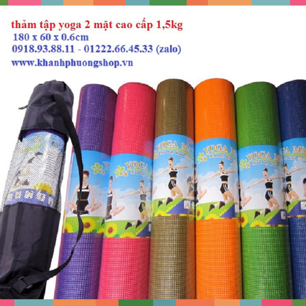 thảm tập yoga 2 mặt _MHS