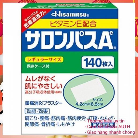 SALONPAS NHẬT 140 MIẾNG - HÀNG NHẬT NỘI ĐỊA