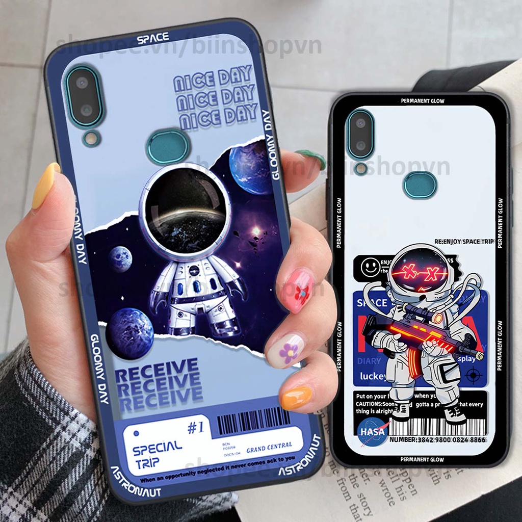 Ốp Samsung A10s phi hành gia vũ trụ space.x siêu đẹp, thời trang