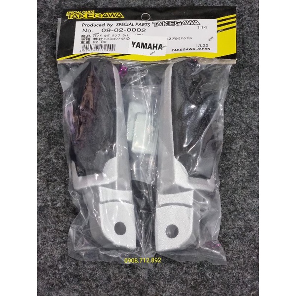 Bộ gác chân sau nhôm đệm cao su rất êm gắn các dòng xe yamaha , honda