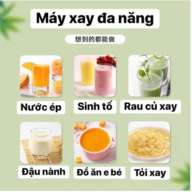 Máy xay sinh tố sạc điện kiểu mới 2021 - Siêu bền, nhỏ gọn cho bạn một sức khỏe tuyệt vời