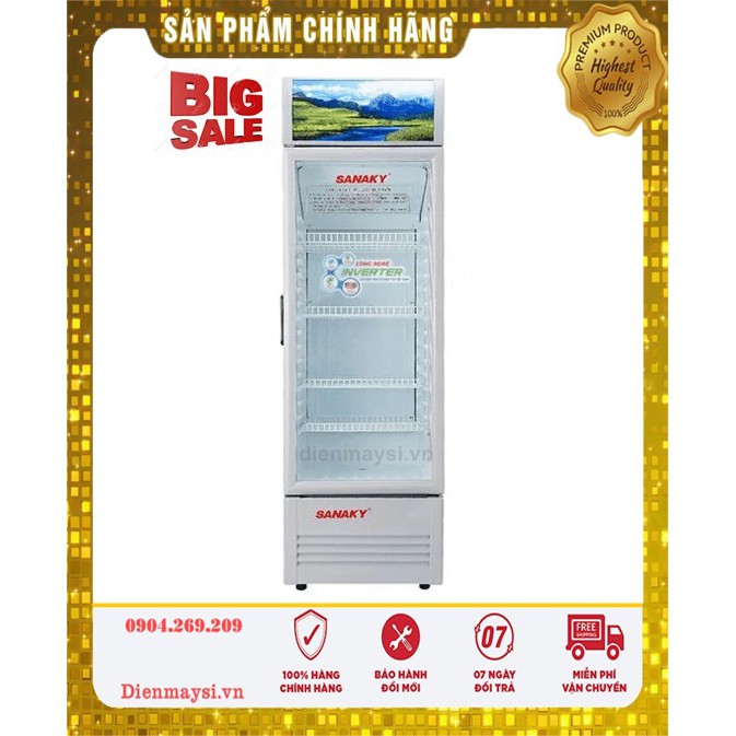 Tủ mát Sanaky Inverter 250 lít VH-258K3L (Miễn phí giao tại HCM-ngoài tỉnh liên hệ shop)