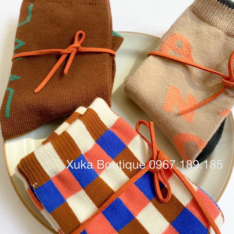 Set 3 Đôi Tất Vớ Cao Cổ AiDuMini Cao Cấp Cho Bé Từ 1 - 8 tuổi. Tất Trẻ Em Cực Đẹp [Ảnh Thật]