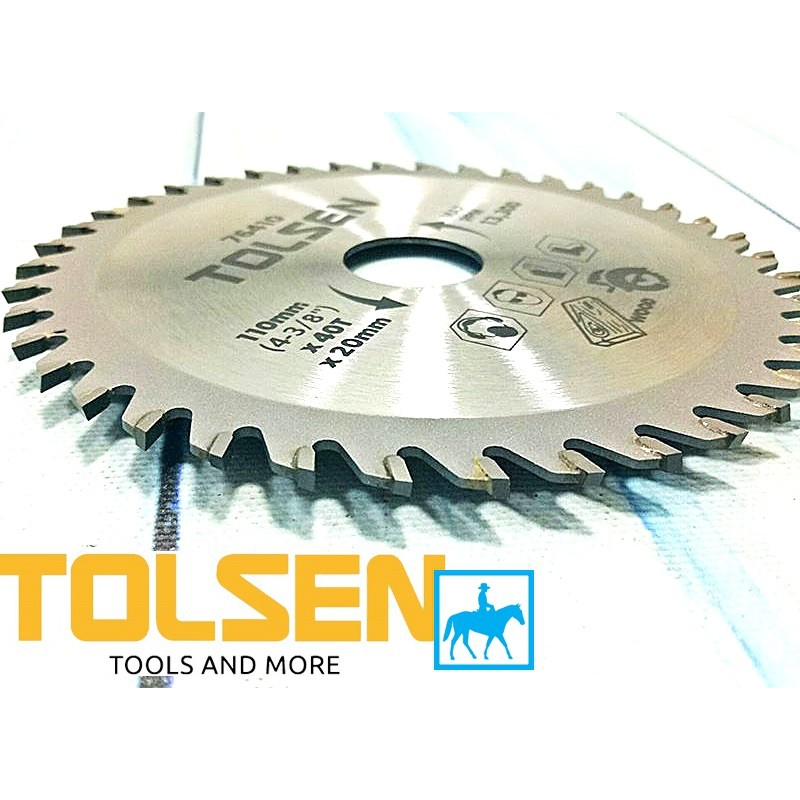 Lưỡi Đĩa Cưa Cắt Gỗ 110mm TOLSEN 76410