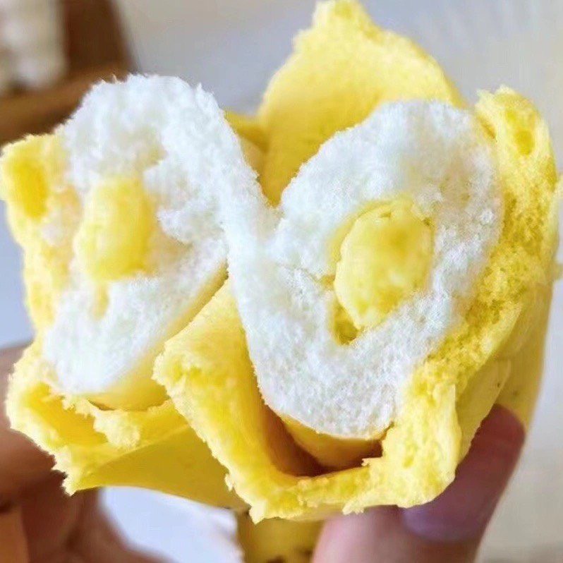 [ Ăn vặt ] Combo 1000g Bánh bông lan hình chuối / Bánh chuối nhân kem món ăn dinh dưỡng thay thế bữa sáng hộp 320g