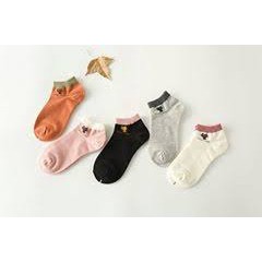 Set 10 đôi tất mèo nữ cổ ngắn
