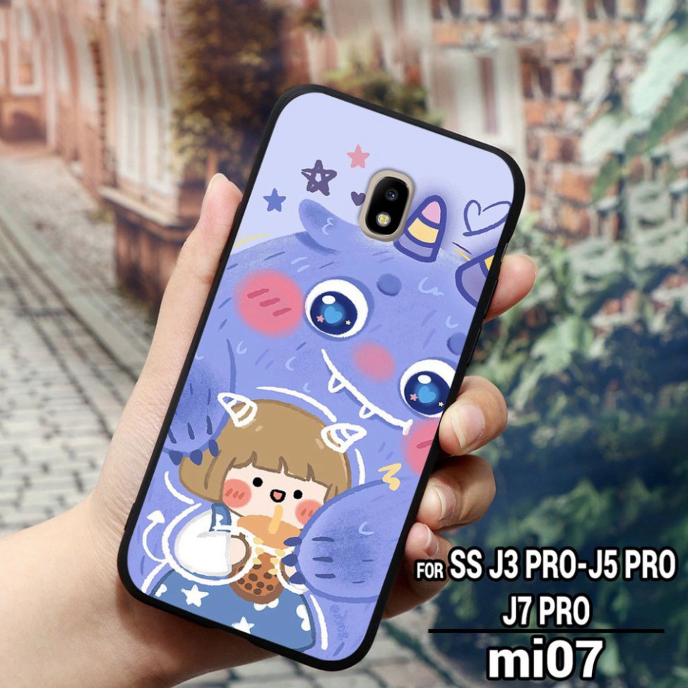 [HÀNG MỚI] Ốp lưng SAMSUNG GALAXY J3 PRO - J5 PRO - J7 PRO - J7 PLUS in hình Roro Jump dễ thương