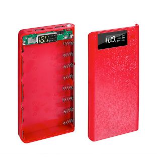 Achun.vn - VỎ BOX SẠC DỰ PHÒNG 7 CELL PIN 18650 - MÀU NGẪU NHIÊN