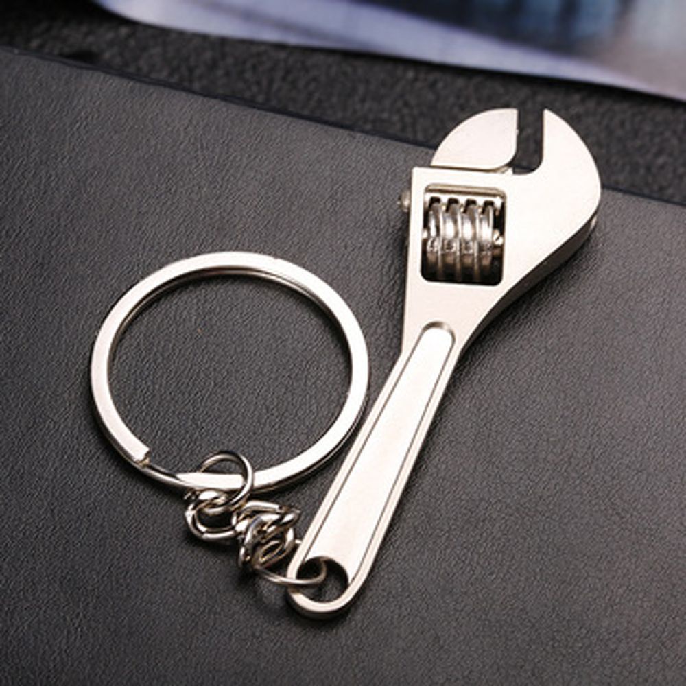 Móc khóa kèm cờ lê mini bằng kim loại chất lượng cao dành cho nam