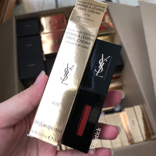Ysl Vinyl Cream #416 - Psychedelic Chili