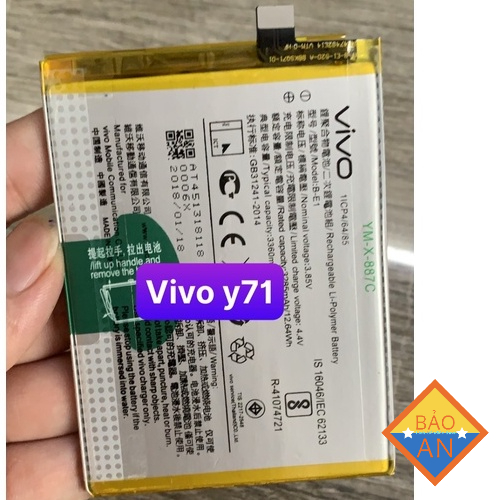 Pin điện thoại Vivo Y71 - B-E1 dung lượng 3360mAh BẢO HÀNH 6 THÁNG