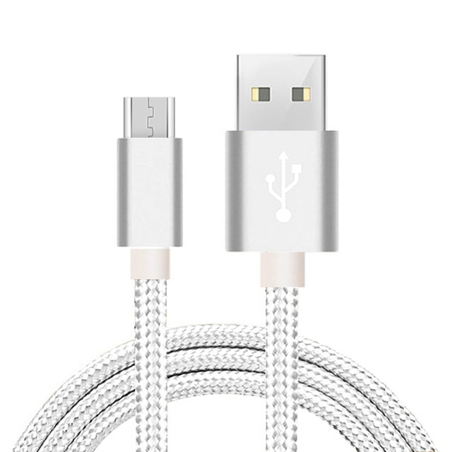 Dây Cáp Sạc Dữ Liệu Micro Usb 2m / 3m Cho Samsung A5 J7 S7 S6 Huawei Xiaomi Sony