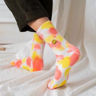 Tất Vớ Cổ Cao Màu Ombre Drew Smile Emotion Phong Cách