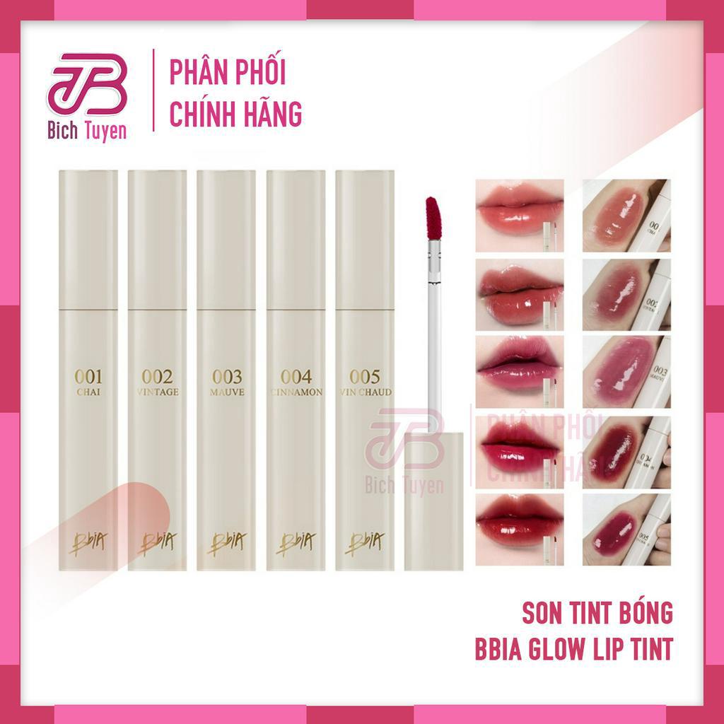 Son Tint Bóng Bbia Glow Lip Tint 3.2g full màu - Son Tint Bóng Bbia Glow Lip Tint ( Mẫu Mới ) BT Cos