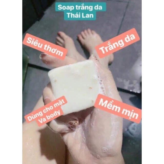 [HÀ NỘI] Xà Phòng Tắm Trắng Da Sữa Gạo Thái Lan JAM Rice Milk Soap 65g