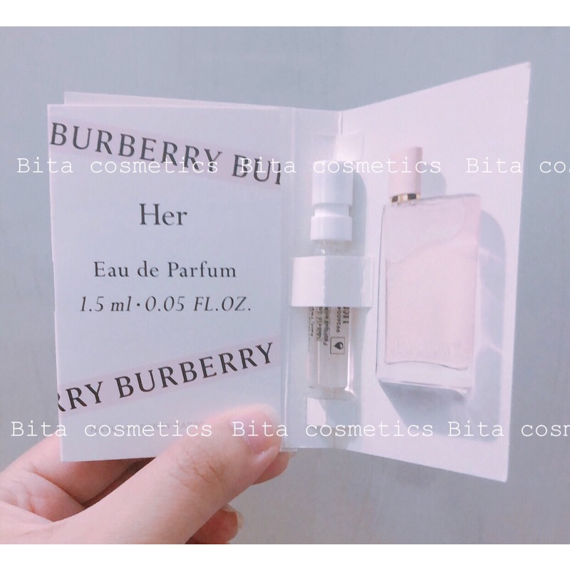 Vial/mẫu thử nước hoa Burberry Her EDP 1,5ml
