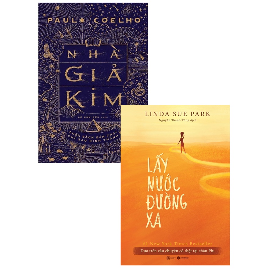 Sách - Combo Nhà Giả Kim + Lấy Nước Đường Xa (Bìa Cứng) (Bộ 2 Cuốn)