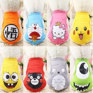 Áo ba lỗ mùa hè dành cho thú cưng - quần áo cho chó mèo