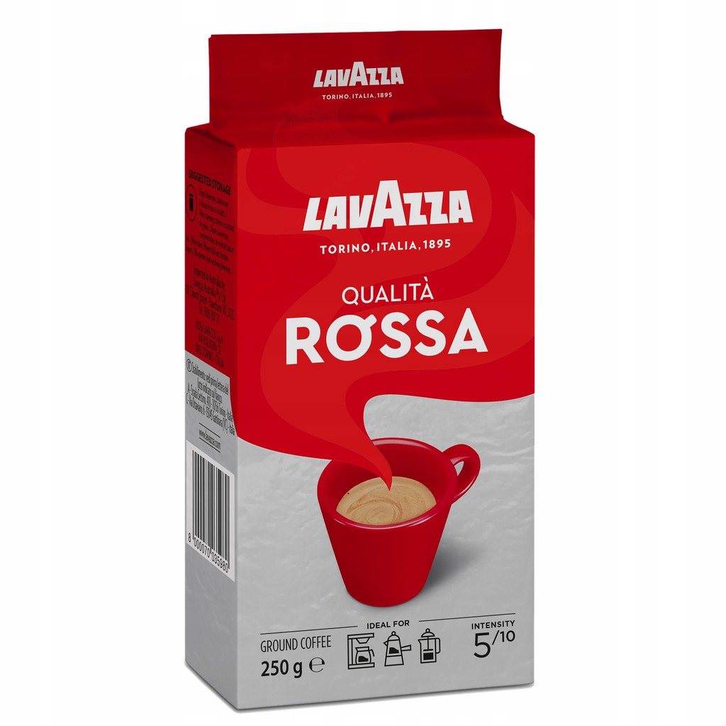 CÀ PHÊ BỘT LAVAZZA COFFEE QUALITA ROSSA – 250G GROUND