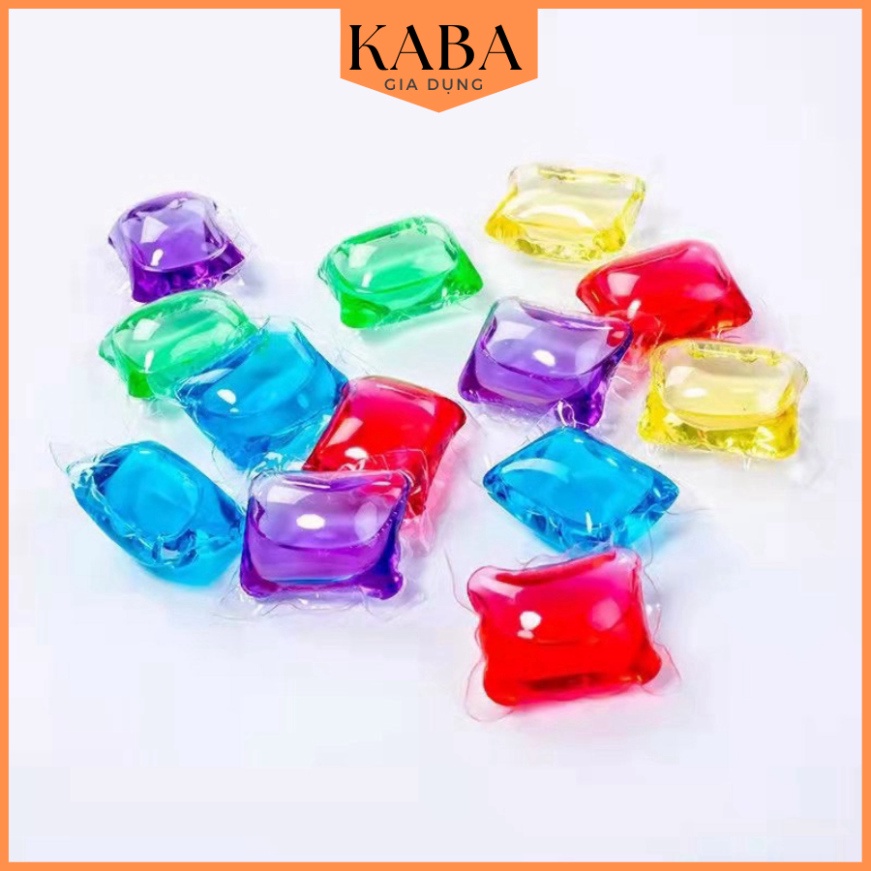 Viên gel giặt quần áo nồng độ cao hương thơm lâu phai hiệu quả gấp 8 lần an toàn không gây kích ứng KABA