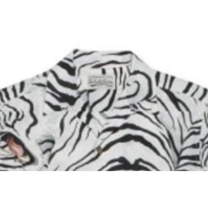 Bán Chạy Nhất Áo Sơ Mi Unisex Tay Ngắn In Hình Hổ Trắng Chảy Mây Plus Size Cho Nam Và Nữ