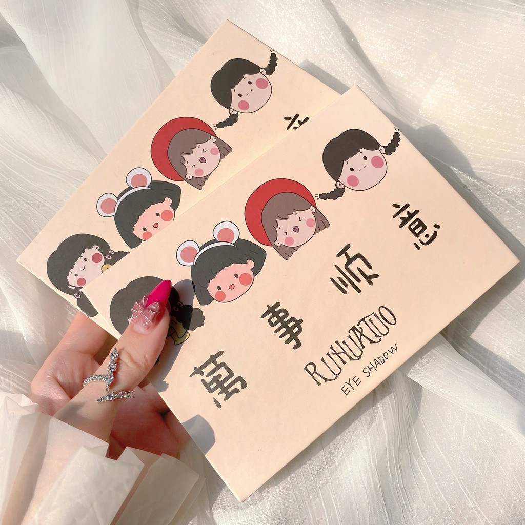 Bảng Phấn Mắt Nhũ Lì 24 Ô Ruhuatuo Em Bé Nhật Bản | BigBuy360 - bigbuy360.vn