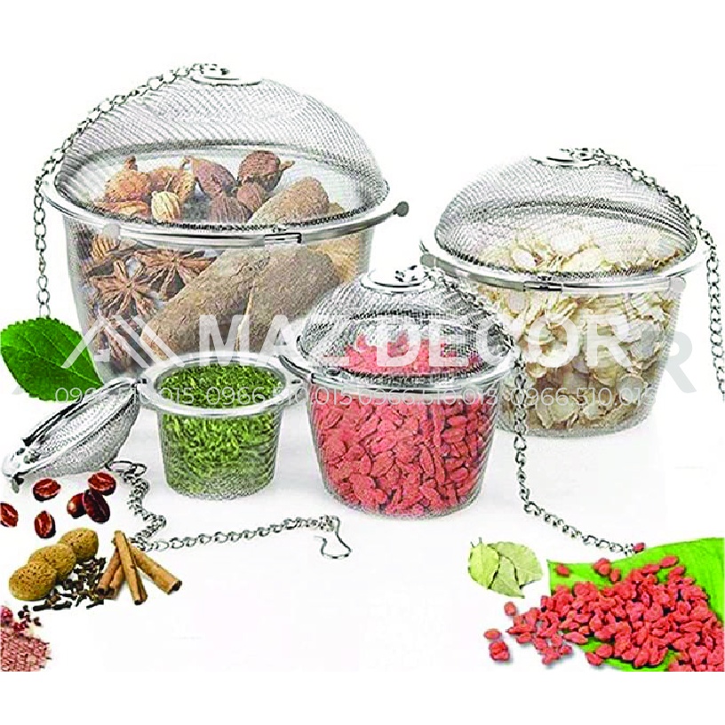 Giá sỉ xưởng Quả cầu lọc pha trà inox đa năng bằng inox Lõi đồ lọc trà