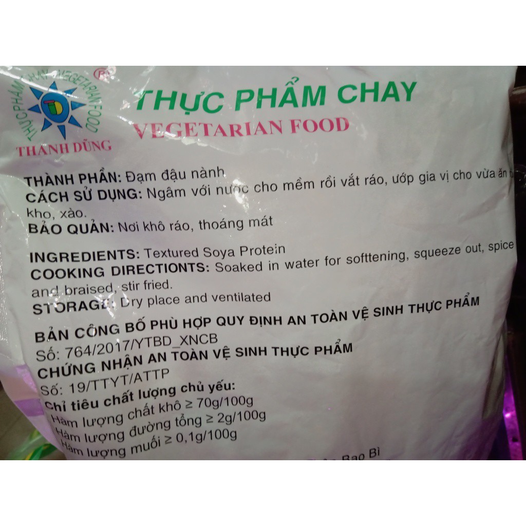 [Mã GROSALE2703 giảm 8% đơn 250K] Sườn non chay 1 kg (Thực phẩm chay)