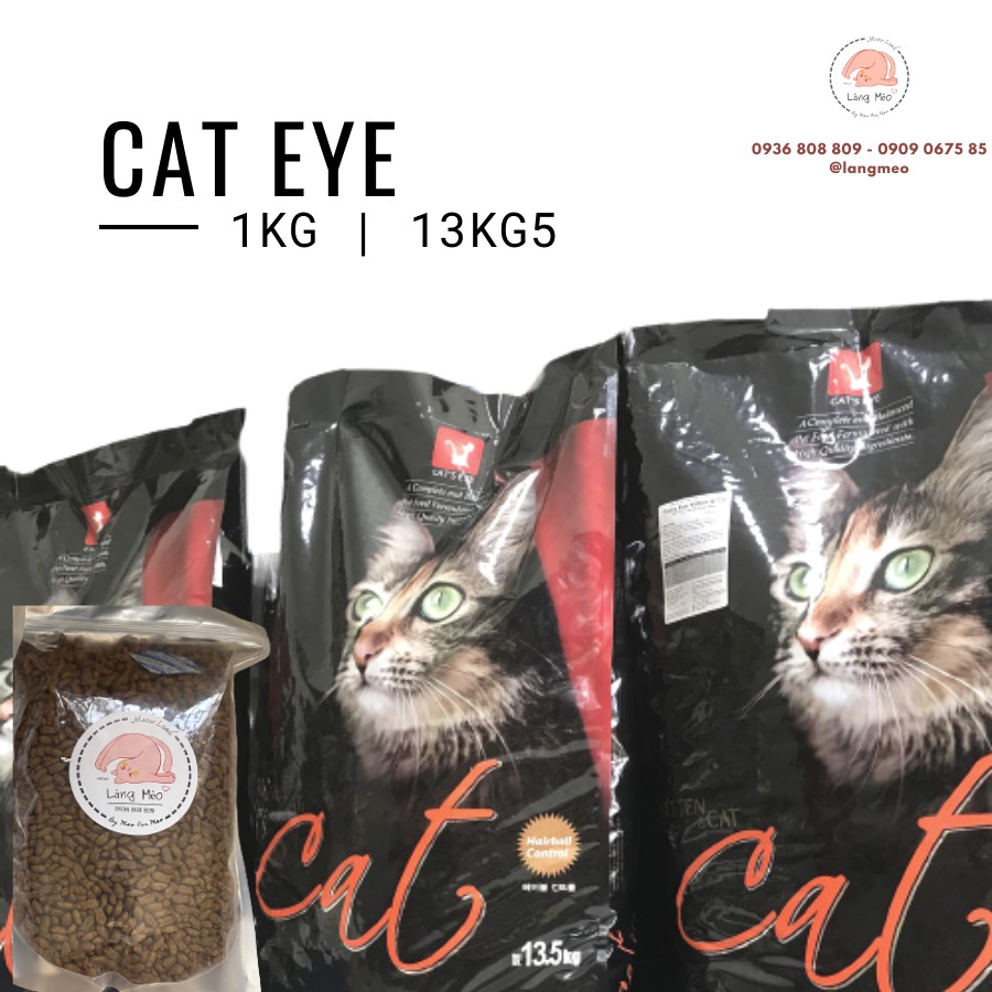 [Mã 99FMCGSALE giảm 8% đơn 500K] Hạt thức ăn khô cho Mèo Cat Eye 1kg chiết