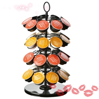 【In stock】 Revolving Rotating Coffee Pod Capsule Holder Tower Stand Rack